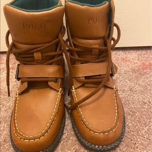 Boys polo Ralph Lauren boots size 4